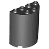 Cylinder Half 2 x 4 x 4
