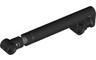 Technic, Shock Absorber 11L with Internal Spring, Dark Bluish Gray Shaft and Black Tip