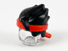 Minifigure, Hair Spiked with Forelock with Molded Red Headband Pattern