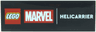 Tile 2 x 6 with LEGO Marvel Logo and White 'HELICARRIER' Pattern