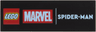 Tile 2 x 6 with LEGO Marvel Logo and White 'SPIDER-MAN' Pattern