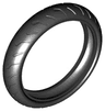 Tire 132.6mm D. x 27mm Motorcycle Racing Tread Narrow