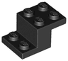 Bracket 3 x 2 x 1 1/3 with Bottom Stud Holder