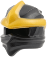 Minifigure, Headgear Ninjago Wrap Type 11 with Molded Large Pearl Gold 3 Point Emblem Pattern 