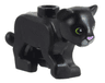 Cat, Large, Baby Cub with Bright Pink Nose, Light Bluish Gray Muzzle and Lime Rings Around Eyes Pattern (Panther Tendi)