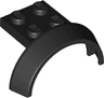 Vehicle, Mudguard 4 x 3 x 1 1/3 with Arch Round