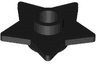 Plate, Round 1 x 1 with Star and Open Stud