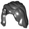 Minifigure, Hair Female Mid-Length with Part over Right Shoulder