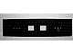 Train Base 6 x 24 with 2 Square Cutouts and 3 Round Holes Each End, Reinforced on Bottom