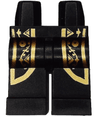 Hips and Legs with Gold Coattails Pattern