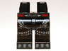 Hips and Legs with Red Belt, Silver Buckles and Dark Bluish Gray Talons Pattern