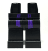Hips and Legs with Dark Purple Sash Ends Pattern