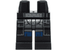 Hips and Legs with Robe Ends, Dark Silver Armor and Dark Blue Shirttails Pattern