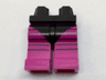 Hips and Magenta Legs with Black Leotard and 5 Black Stripes Pattern