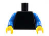 Torso Plain / Blue Arms / Yellow Hands