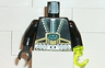 Torso Aquazone Aquaraider Gold & Silver Straps, Control Box Pattern / Black Arms / Black Hand Right / Trans-Neon Green Hook Left