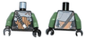 Torso SW Armor, Strap with Ammo, Red Symbol, Round Badge Pattern (Embo) / Sand Green Arms / Black Hands