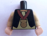 Torso Black Vest, White Shirt, Light Nougat Neck, Gold Medal Pattern / Tan Arms / Light Nougat Hands