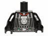 Torso SW Darth Vader Imperial Logo Medal Pattern / Black Arms / Black Hands
