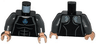 Torso Muscles Outline with Blue Circle (Arc Reactor) Pattern / Dark Bluish Gray Arms / Light Nougat Hands