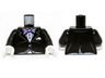 Torso Batman Jacket Formal with Lavender Bow Tie Pattern / Black Arms / White Hands