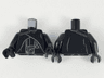 Torso Hylobon Armor with Dark Bluish Gray and Gold Details Pattern / Black Arms / Black Hands