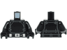 Torso SW Imperial Gunner Jumpsuit, Panel with Clasps with Silver Dots, Belt with Buckle, Dot and 2 Boxes Pattern / Black Arms / Black Hands