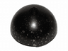 Cylinder Hemisphere 11 x 11, Studs on Top with Dark Brown and Dark Tan Asteroid Field Pattern