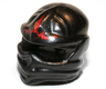 Minifigure, Headgear Ninjago Wrap Type 1 with Dark Red, Metallic Magenta and Neon Green Crystals Earth Energy Pattern
