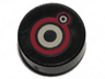 Tile, Round 1 x 1 with Black, Red and Tan Circles Pattern (Monster Eyes)