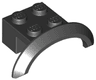 Vehicle, Mudguard 4 x 2 1/2 x 1 with Arch Round