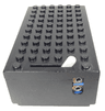 Electric 4.5V Battery Box 6 x 11 x 3 1/3 Type III for 1-Prong & 2-Prong Connectors