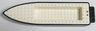 Boat, Hull Unitary 24 x 6 x 3