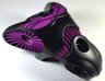 Galidor Torso Gorm with Purple Ribbed Sockets and Midriff, and Purple Chest Pattern