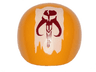 Large Figure Armor, Round, Smooth with Dark Red SW Mandalorian Insignia Pattern (Boba Fett)