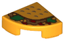Tile, Round 1 x 1 Quarter with Taco with Diced Tomatoes Pattern