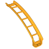 Train, Track Roller Coaster Ramp Large Upper Part, 6 Bricks Elevation