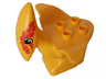 Duplo Dinosaur Pteranodon Adult with Dark Orange Spots with Red Edges Pattern