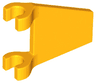 Flag 2 x 2 Trapezoid with Flat Edge