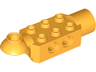 Technic, Brick Modified 2 x 3 with Pin Holes, Rotation Joint Ball Half Horizontal, and Rotation Joint Socket