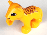 Duplo Cat, Large, Baby Cub, Raised Paw (Leopard)