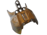 Bionicle Barraki Carapar Chest Cover with Marbled Trans-Brown Pattern