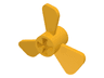 Propeller 3 Blade 3 Diameter with Axle Hole