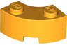 Brick, Round Corner 2 x 2 Macaroni with Stud Notch and Reinforced Underside