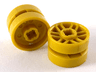 Wheel 14mm D. x 9.9mm with Center Groove, Fake Bolts and 6 Double Spokes