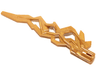 Hero Factory Weapon Accessory, Flame / Lightning Bolt with Axle Hole