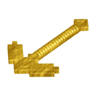 Minifigure, Utensil Pickaxe Pixelated (Minecraft)