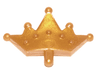 Minifigure, Crown Tiara with Small Pin, 5 Points, Rounded Ends