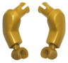 Arm Large with Pin, (Matching Left and Right) Pair with (Same Color) Hands