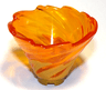 Tornado of Spinjitzu Narrow with Molded Trans-Orange Top Pattern